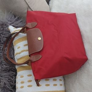 longchamp leather saddle bolsa
